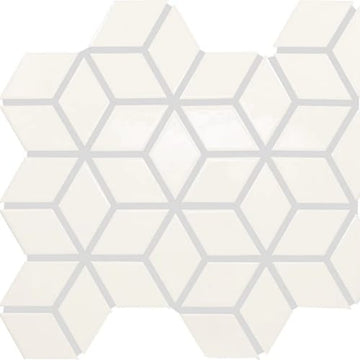 Matte Arctic White 3d Cube