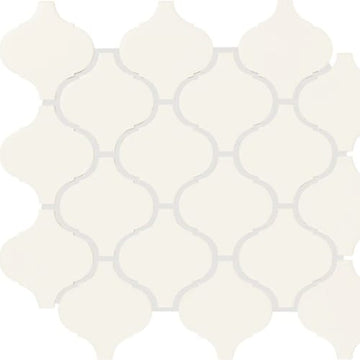 Matte Arctic White Arabesque
