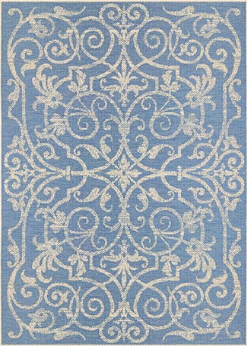 Monaco - Summer Quay - Ivory/Sapphire