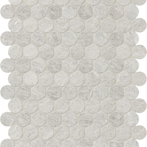 Anciano Grigio Mosaic - Penny Round
