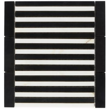 Linear Calacatta And Black Jade