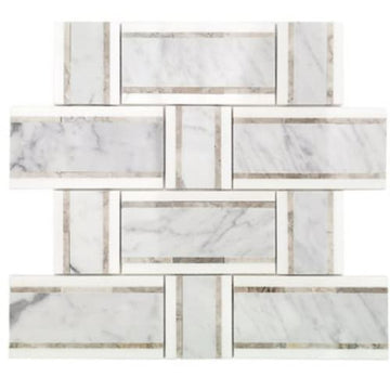 White Carrara Temple Gray Thassos