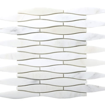 Winter Frost Convex Mosaic - Mesh Mosaic