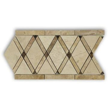 Majestic Border Crema Marfil Light Emperador Dark Emperador