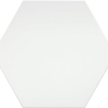 White Hex 11" X 13"