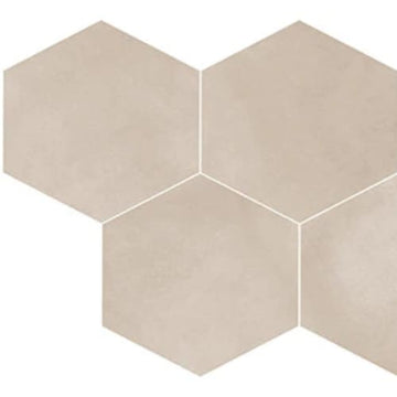 Cherished Greige Hexagon