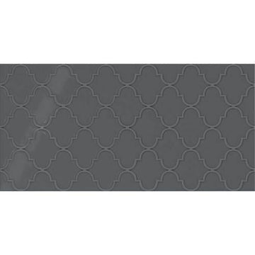 Deep Gray Arabesque 12x24