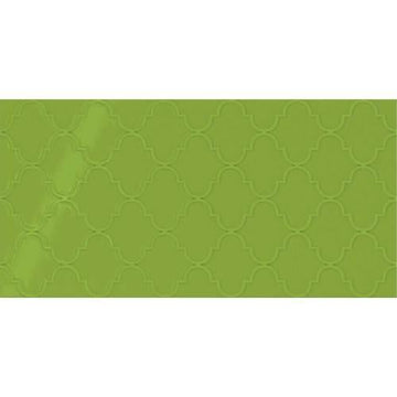 Vivid Green Arabesque 12x24