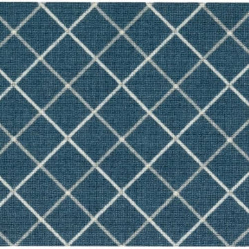 Blue/Ivory
