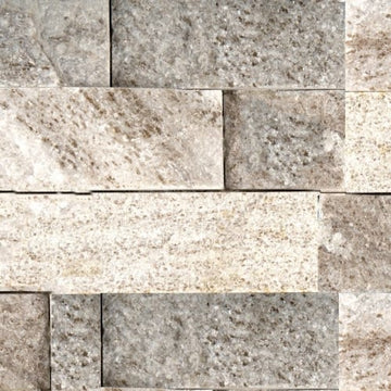 Cream Gold Quartzite - Flamed Stacked 6" X 24"