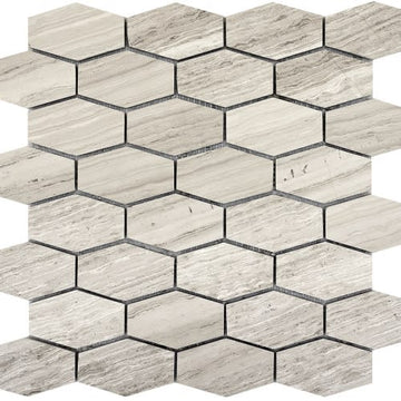 Cream - Hexagon Wide Honed