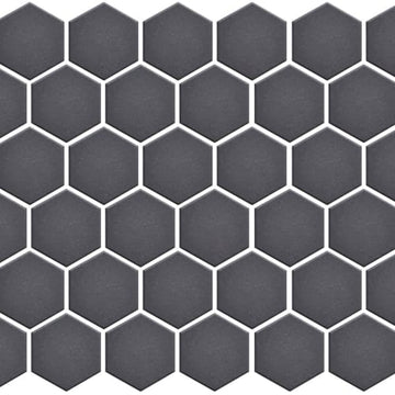 Grey Mosaic Hexagon