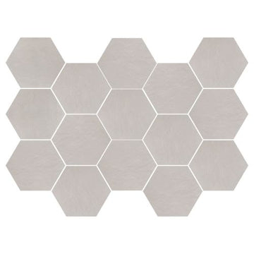 White Natural - 10x14 Hexagon
