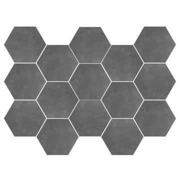 Graphite Semi-Polished - 10x14 Hexagon