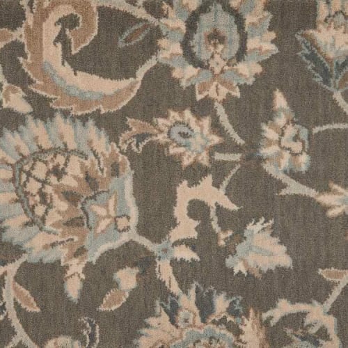 Grand Parterre Kashan Elite in Dark Roast Carpet