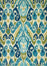 Covington - Delfina - Azure/Lemon Flooring by Couristan