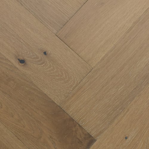 Castillian Premier Herringbone in Coastal Fog Hardwood