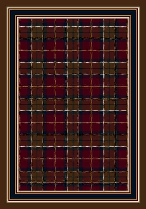 Magee Plaid-10006 Garnet II Flooring by Milliken