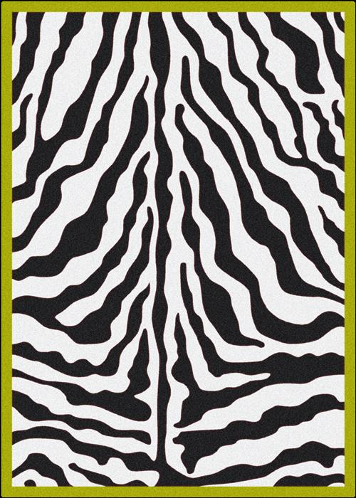 Zebra Glam-00001 Citrus Green