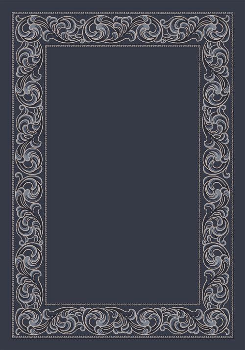 Sonata Rug-00006 Charcoal-Oval Flooring by Milliken