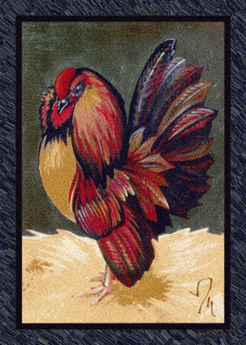 Provincial Rooster-11000 Emerald Flooring by Milliken