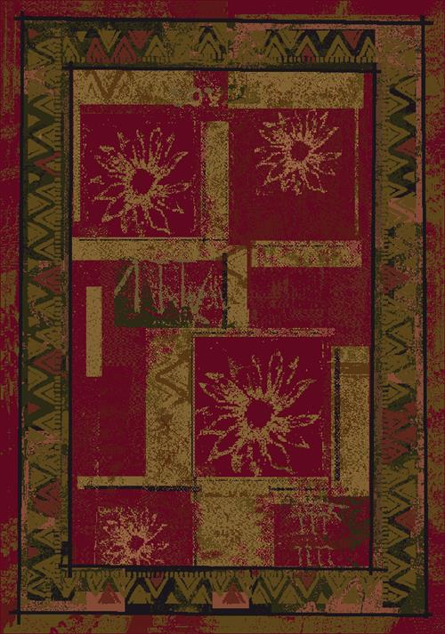 Soleil Rug-08500 Brick Flooring by Milliken