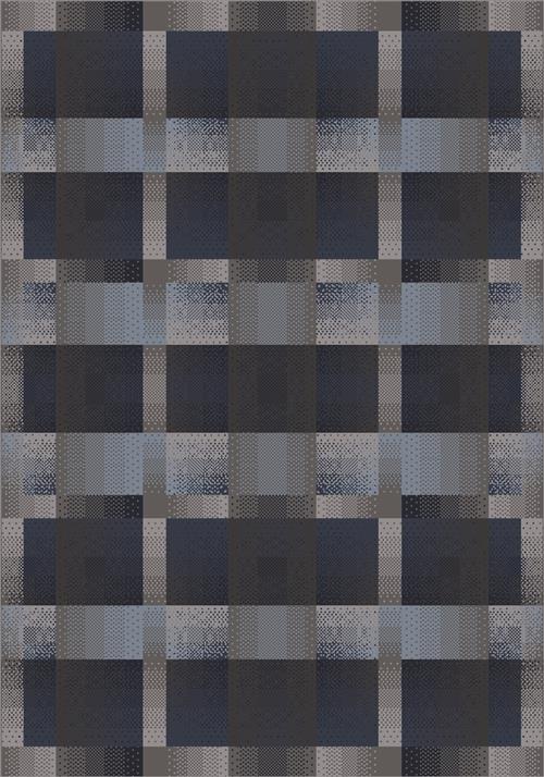 Aura-00006 Charcoal-Oval Flooring by Milliken