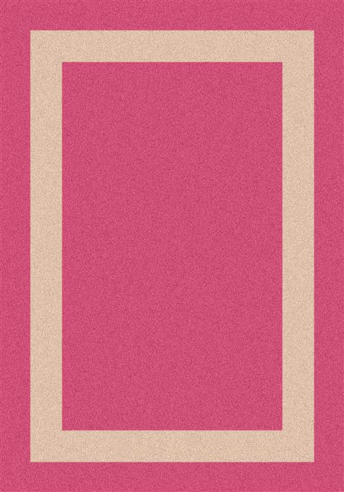 Bailey-00250 Dark Pink-Oval Flooring by Milliken