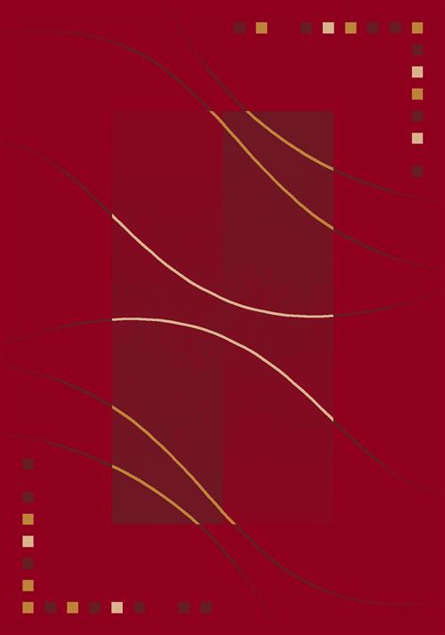 Calypso-00246 Rouge-Oval Flooring by Milliken