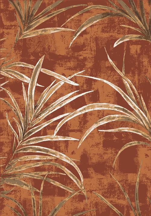 Cameroon-624 Fall Orange-Oval Flooring by Milliken