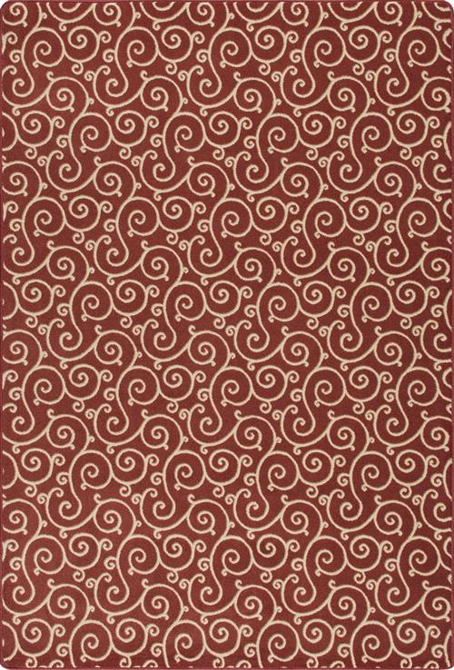 Lyrical-Regatta Red Flooring by Milliken