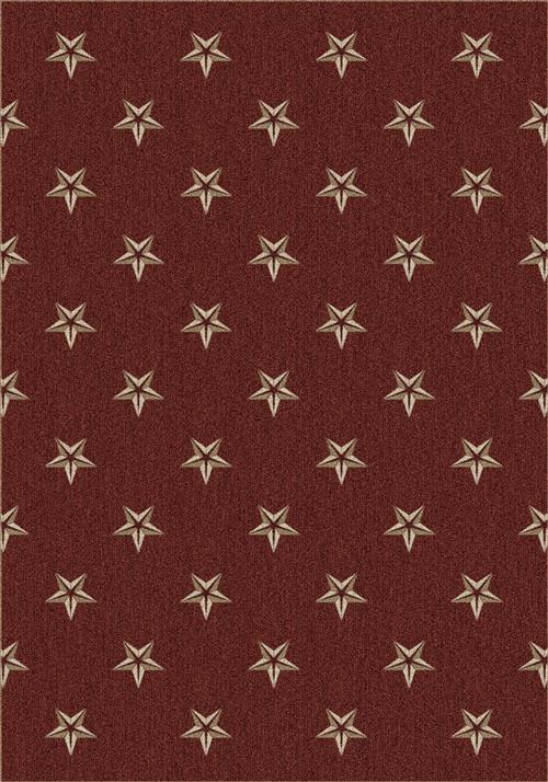 Northern Star-Americana Red Flooring by Milliken