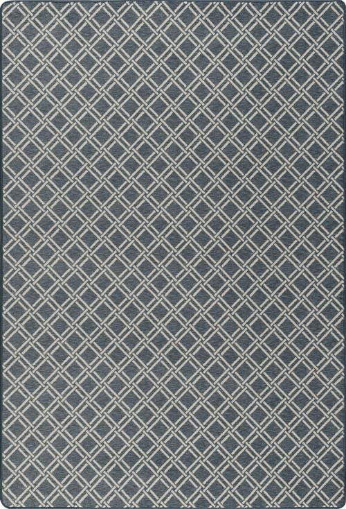 Canova Lattice-Aegean Blue Flooring by Milliken