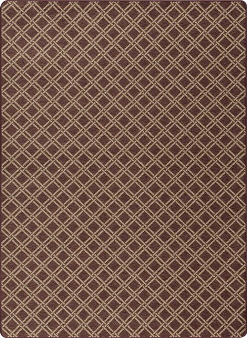 Canova Lattice-Crimson Flooring by Milliken