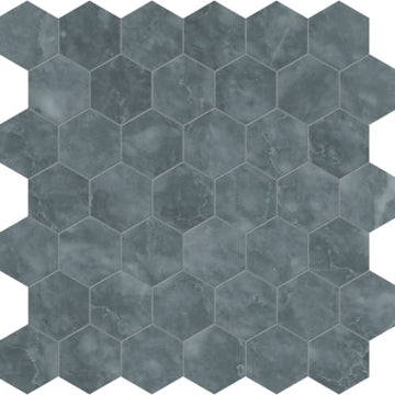 Hexagon Mosaic Brushed