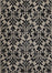 Everest - Retro Damask - Grey/Black Flooring by Couristan