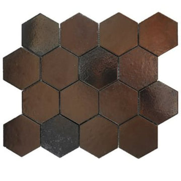 Hexagon Metallic Bronze
