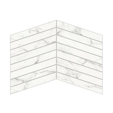Calacatta Chevron Mosaic