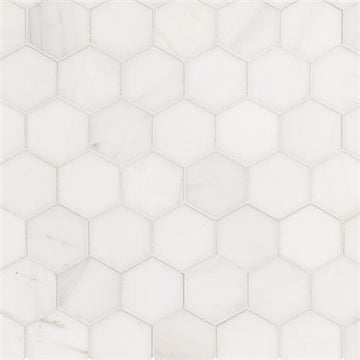 Bianco Dolomite - Hexagon