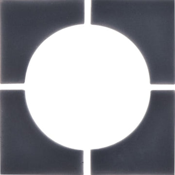 Charcoal Mosaic 6"x6" 4-Corner