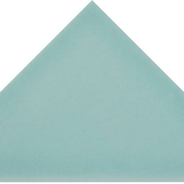 Soft Teal Mosaic 6"x6" Triangle
