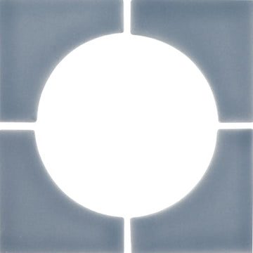 Old Denim Mosaic 6"x6" 4-Corner