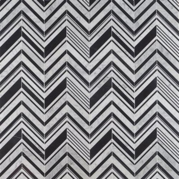 Carrara White Nero Marquina