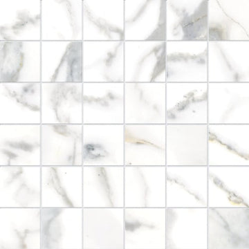 Calacatta 2x2 Mosaic Matte