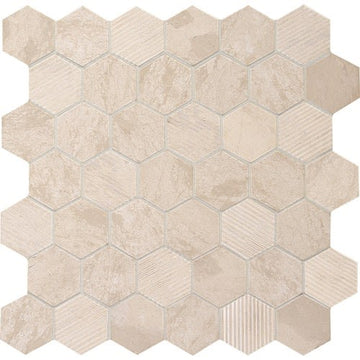 Adour Creme 12x24 Hexagon