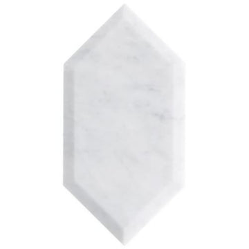 Hexagon White Carrara