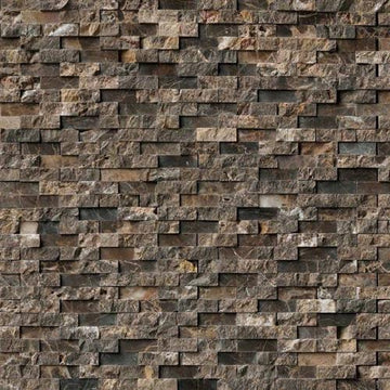 Emperador Dark - Splitface Interlocking