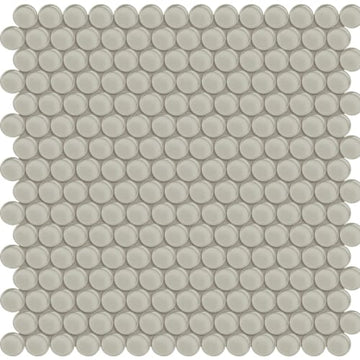 Earth Penny Round Mosaic