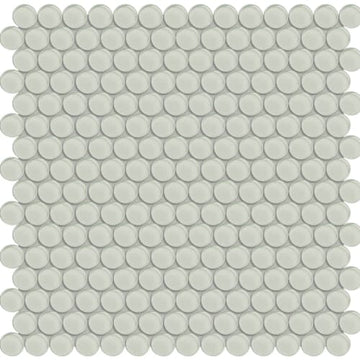 Sand Penny Round Mosaic