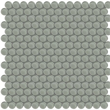 Smoke Penny Round Mosaic